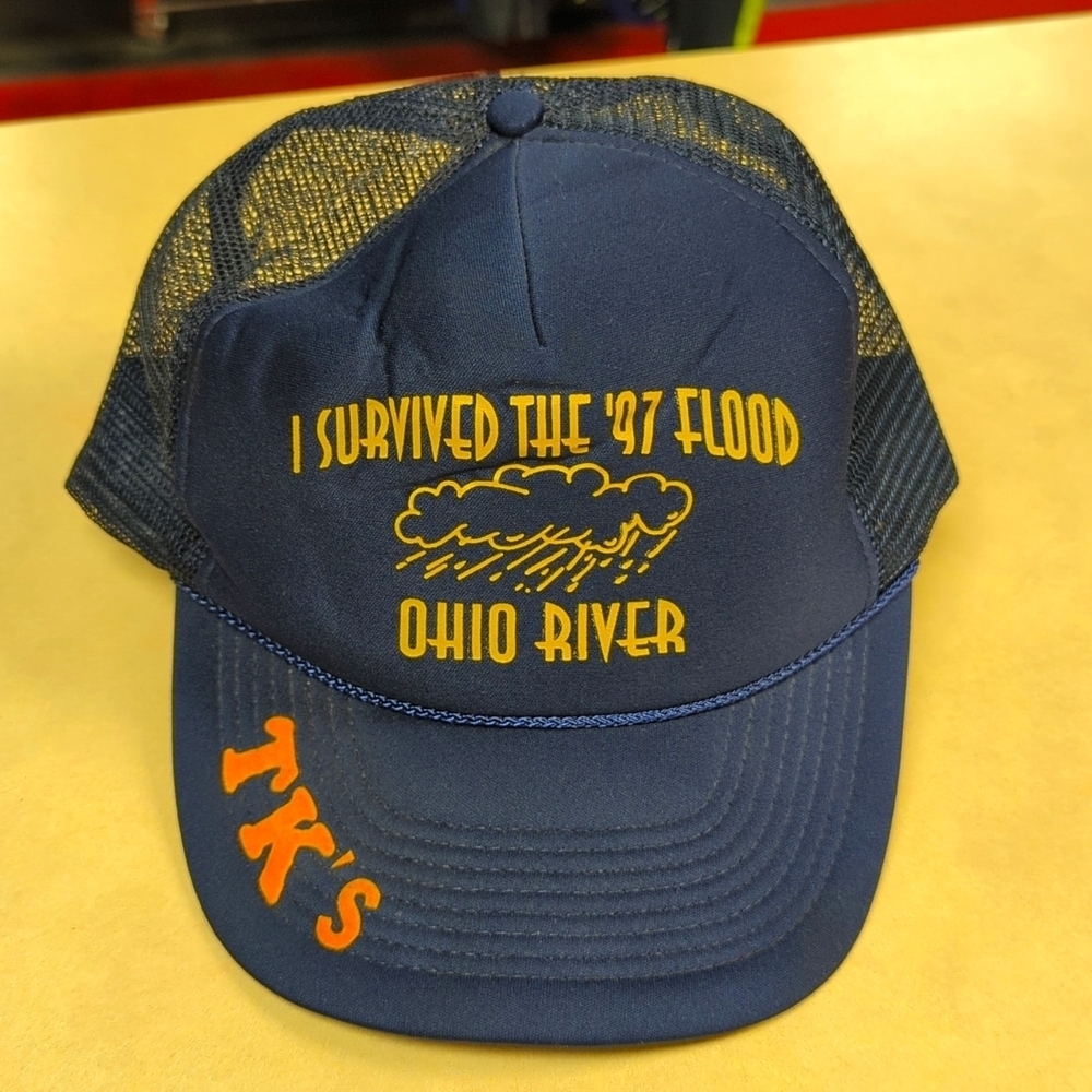 Vintage 1997 Snapback Hat Ohio River Flood